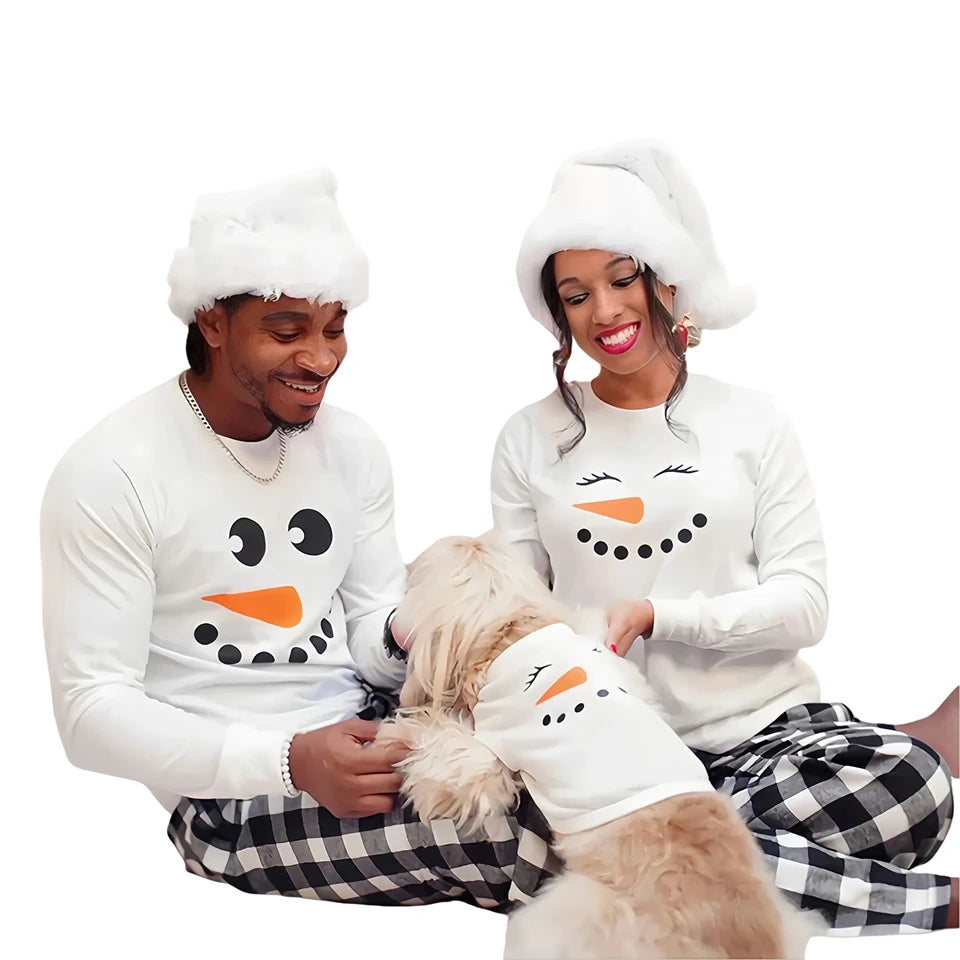 Pyjama de Noël assorti mère et enfant