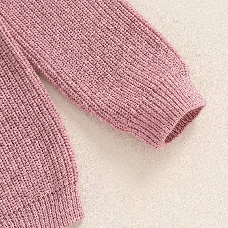 Pull assorti mère-fille en coloris pastel