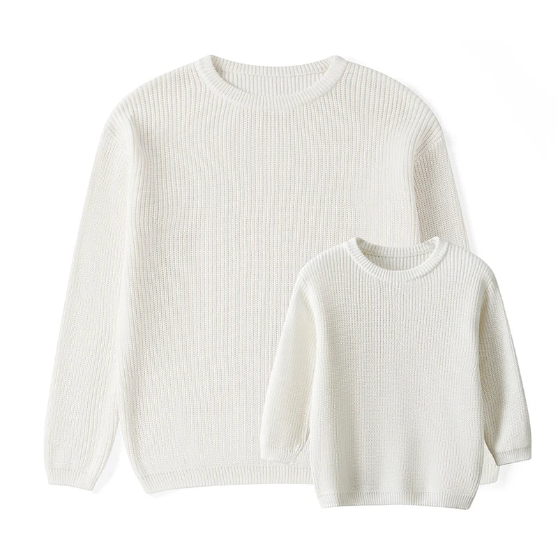 Pull identique mère-fille assorti