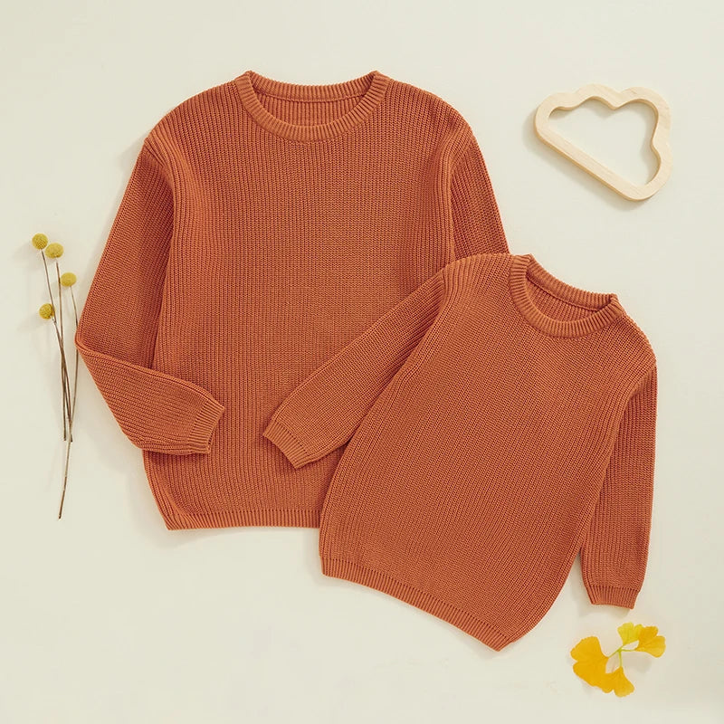 Pull identique mère-fille assorti
