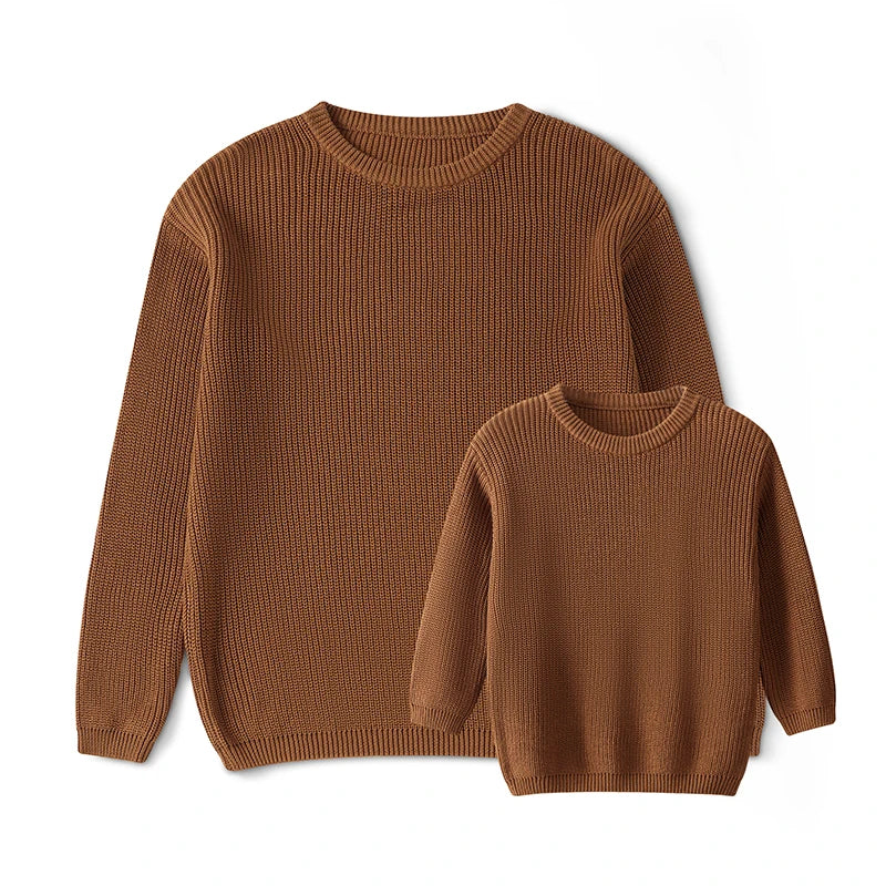 Pull identique mère-fille