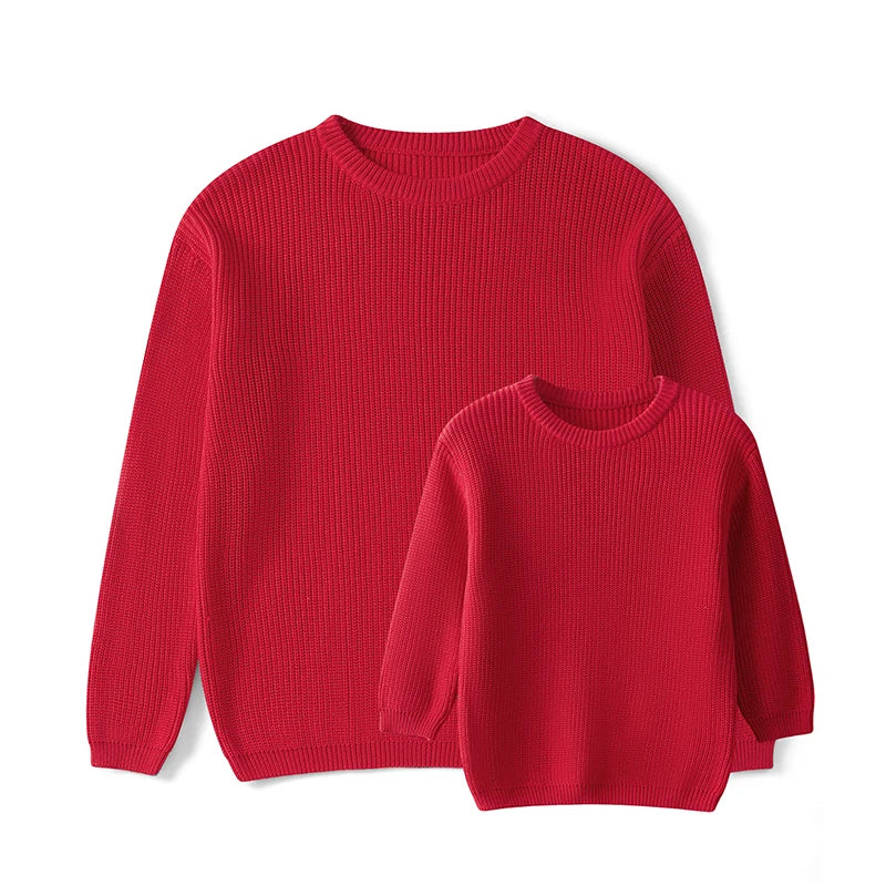 Pull identique mère-fille