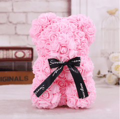 Ourson en rose rose clair