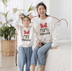 Pull mère fille Minnie Mouse