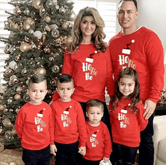 Pull noël famille hohoho