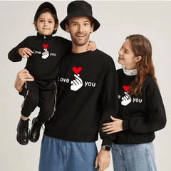 Pull noël famille je t'aime