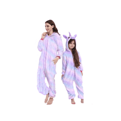 Pyjama mère fille licorne violet