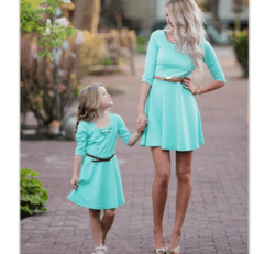 Robe de mariage pour mère et fille