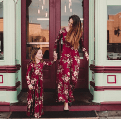 Robe longue mère et fille