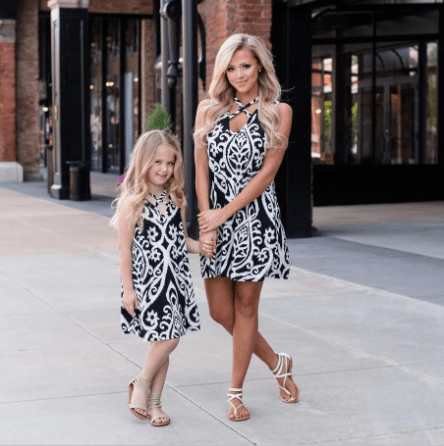 Robe mère fille pour la plage