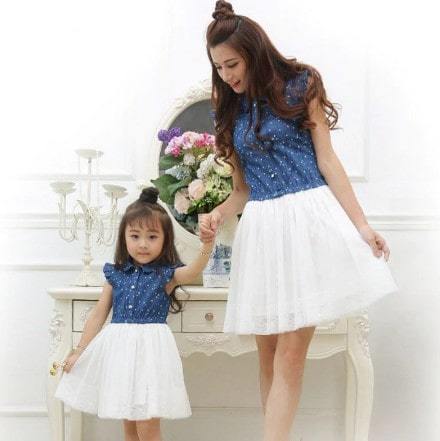 Robe mère fille pour une cérémonie