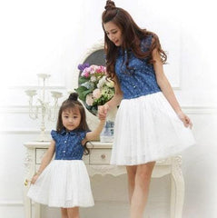 Robe mère fille pour une cérémonie