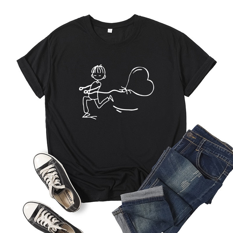Tee Shirt Couple Dessin Animé