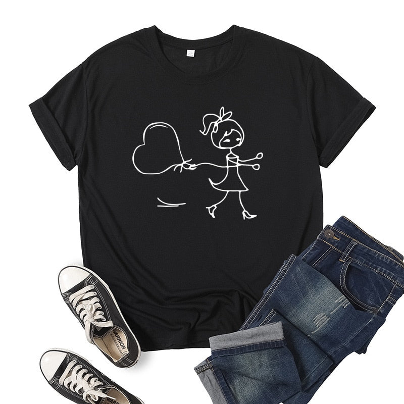Tee Shirt Couple Dessin Animé
