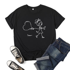 Tee Shirt Couple Dessin Animé