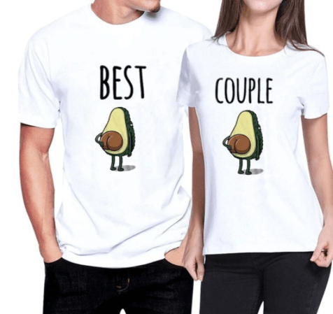 Tee shirt couple meilleur couple