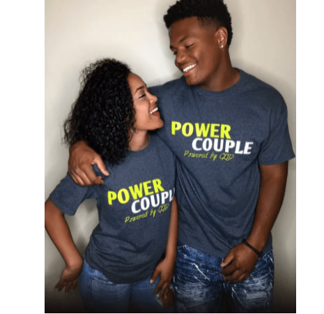 Tee shirt couple Power Couple