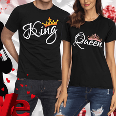 Tee shirt couple à la mode