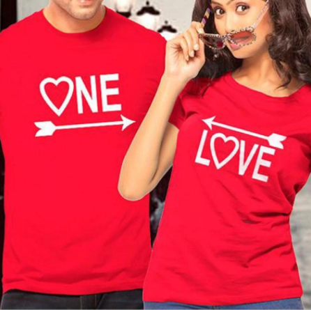 Tee shirt couple Love One