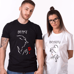Tee shirt couple beauté