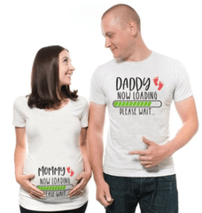 Tee shirt couple grossesse