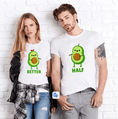 Tee shirt couple tu es ma moitié