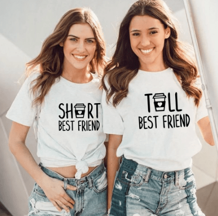 Tee shirt meilleure amie café
