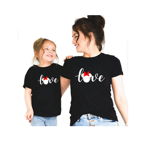 Tee shirt mère fille amour