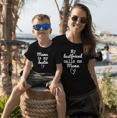 Tee shirt mère fils meilleurs amis