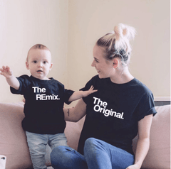 Tee shirt mère fils original et remix